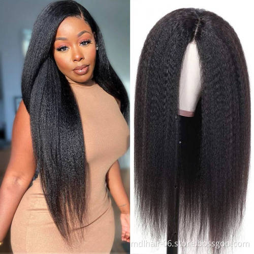 5x5 Transparent Lace Closure Wig Wholesale Wigs Human Hair Lace Front Brazilian Yaki Lace Closure Human Hair Wig